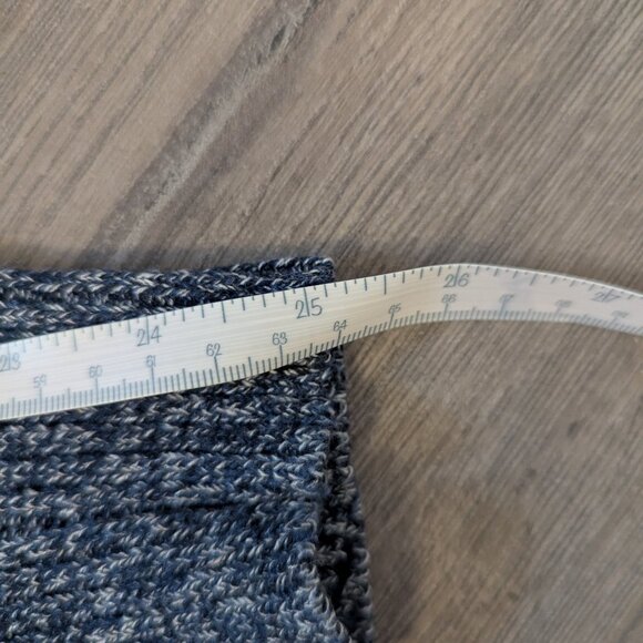 Men's Frank and Oak Blue Marled Knit Sweater - Picture 3 of 7